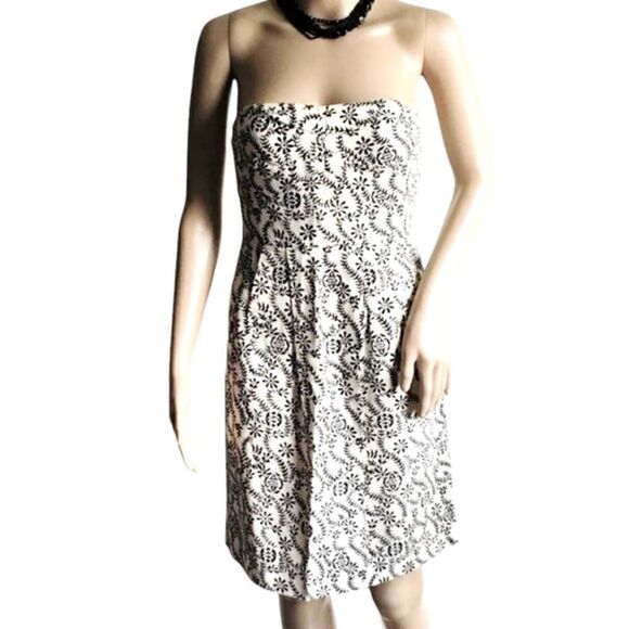 J. Crew Rambling Rose Strapless Dress Size 0 NWT - Picture 4 of 7